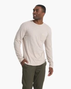Long Sleeve Rise Tee | Dark Salt -Men's Apparel Shop 0005 V1001DSA 01600