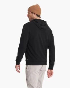 Performance Waffle Zip Hoodie | Washed Black -Men's Apparel Shop 0045 V259WBL FA22 M ECOMM DETAIL 2421