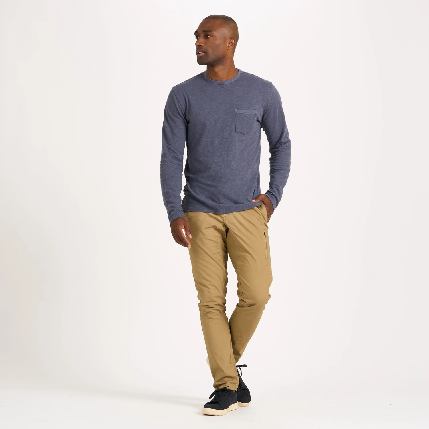 Long-Sleeve Rise Tee | Azure 6 Long-Sleeve Rise Tee | Azure - Image 4