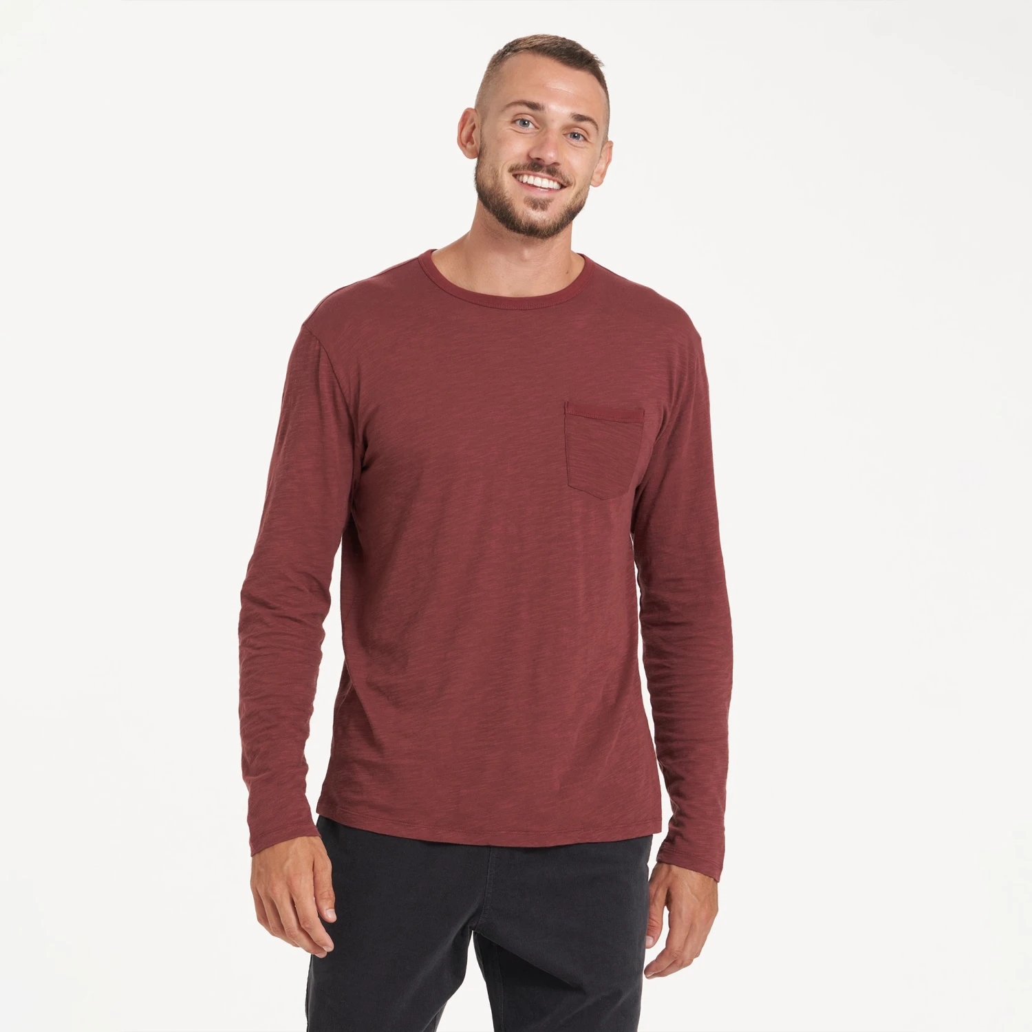 Long-Sleeve Rise Tee | Red Clay 4 Long-Sleeve Rise Tee | Red Clay - Image 2