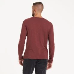 Long-Sleeve Rise Tee | Red Clay 8 Long-Sleeve Rise Tee | Red Clay -Men's Apparel Shop V1001RCL 1794