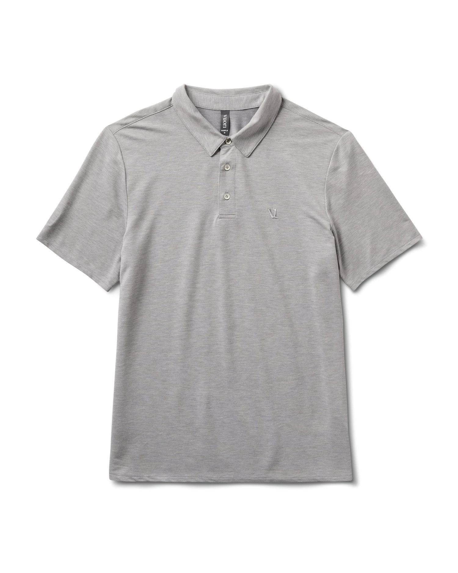 Knit Twill Polo | Steel Heather 3 Knit Twill Polo | Steel Heather