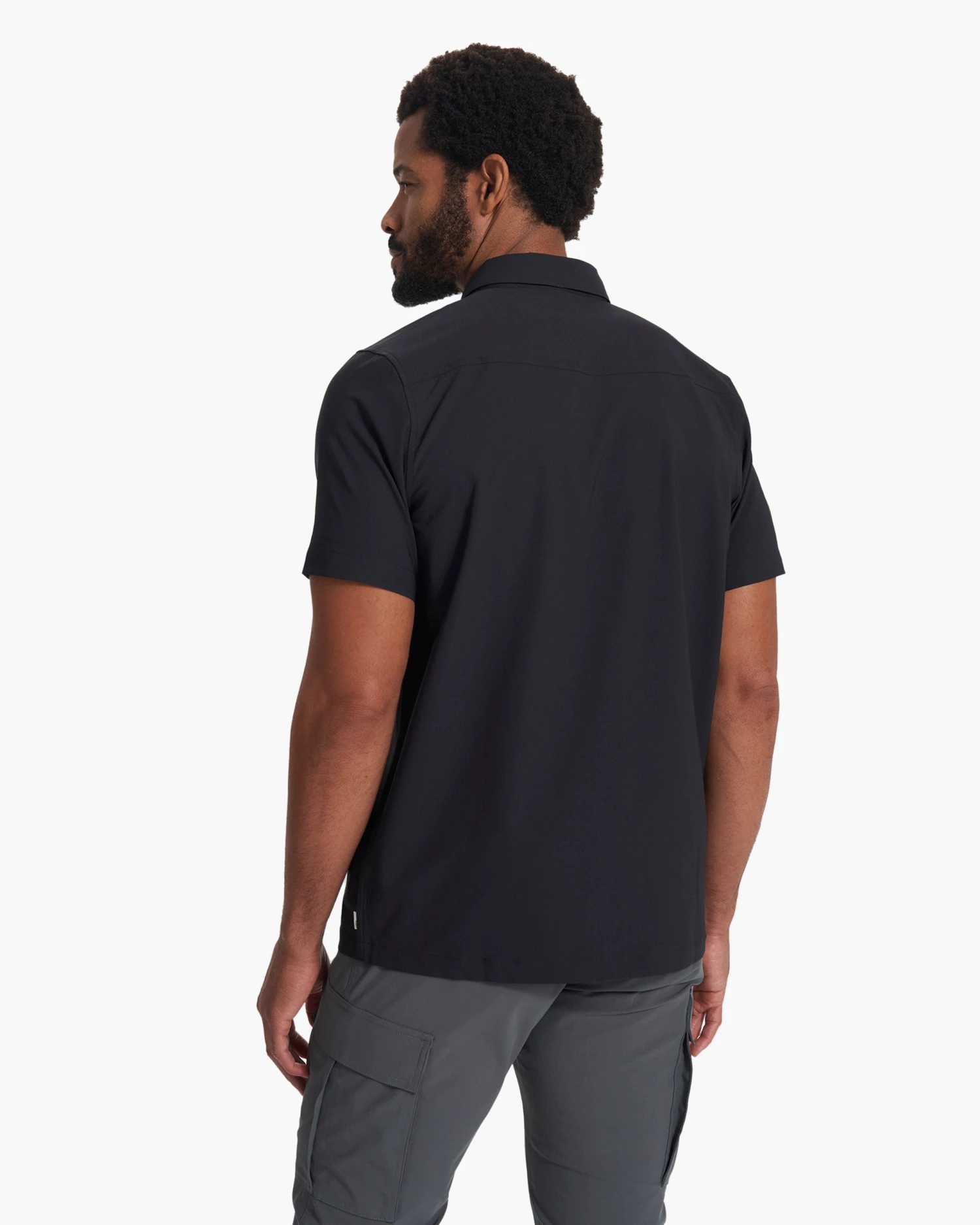 Short Sleeve Manhattan Button Down | Black 6 Short Sleeve Manhattan Button Down | Black - Image 4