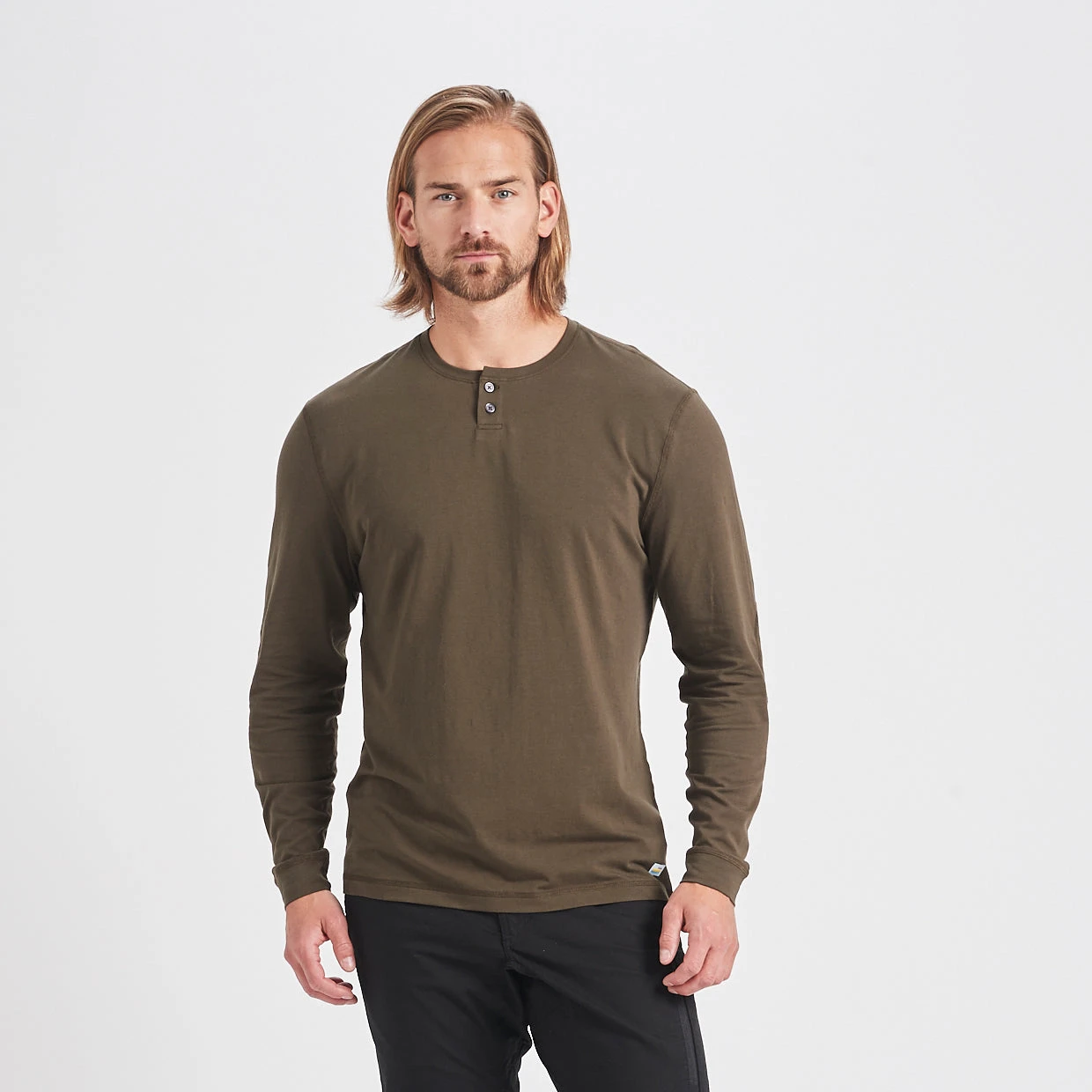 Long-Sleeve Ever Henley | Evergreen 4 Long-Sleeve Ever Henley | Evergreen - Image 2
