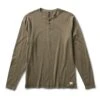 Long-Sleeve Ever Henley | Evergreen -Men's Apparel Shop V108ORE 0