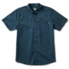 Crest Short-Sleeve Button-Down | Indigo Micro Dot -Men's Apparel Shop V150IMD