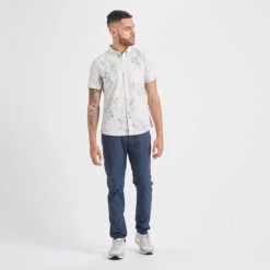 Crest Short Sleeve Button-Down | Salt Vintage Floral -Men's Apparel Shop V150SVF 4