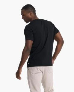 Short-Sleeve Ever Henley | Black -Men's Apparel Shop V165BLK 3