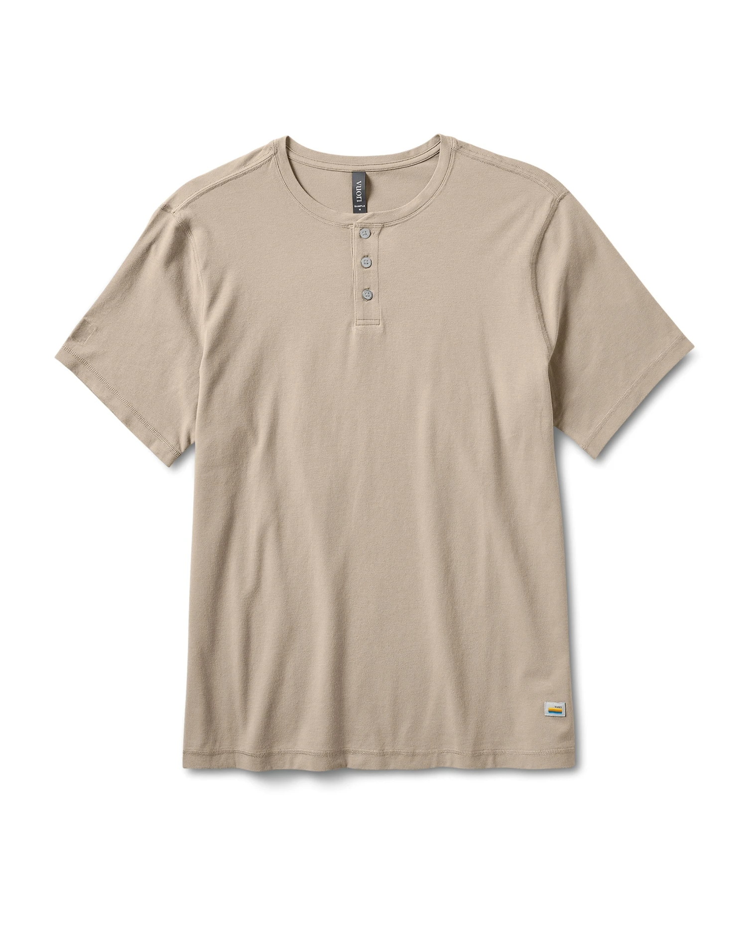 Short Sleeve Ever Henley | Gravel 3 Short Sleeve Ever Henley | Gravel