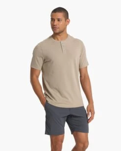 Short Sleeve Ever Henley | Gravel 13 Short Sleeve Ever Henley | Gravel -Men's Apparel Shop V165GRV SP23 M ECOMM TOPS DETAIL 2781 1x1 e431b846 5137 49cb b8c1 0f7b91d0cb18