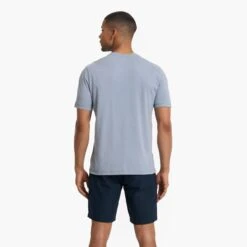 Short Sleeve Ever Henley | Light Cloud -Men's Apparel Shop V165LCL 3460