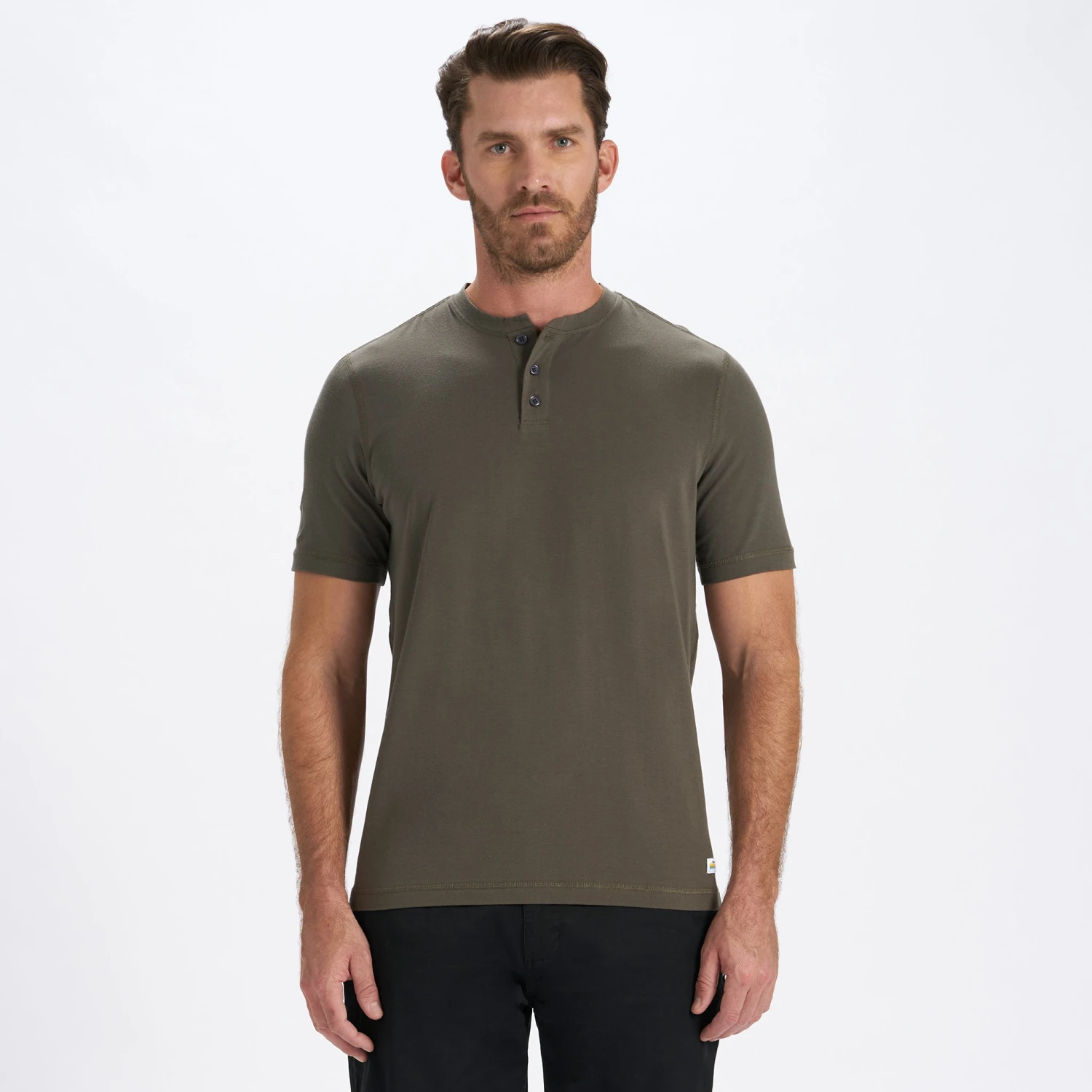Short-Sleeve Ever Henley | Oregano 3 Short-Sleeve Ever Henley | Oregano - Image 2