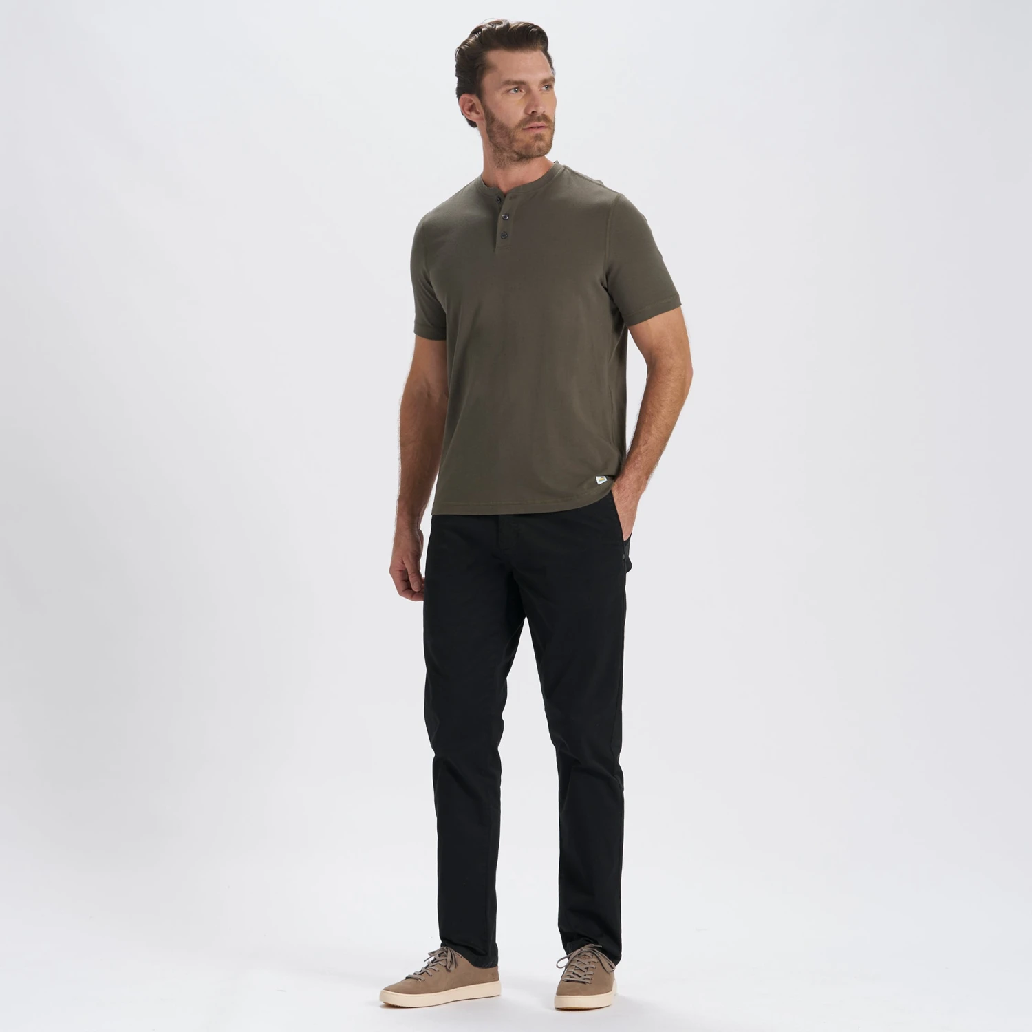 Short-Sleeve Ever Henley | Oregano 6 Short-Sleeve Ever Henley | Oregano - Image 5