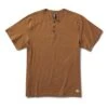 Short-Sleeve Ever Henley | Tobacco 1 Short-Sleeve Ever Henley | Tobacco -Men's Apparel Shop V165TOB