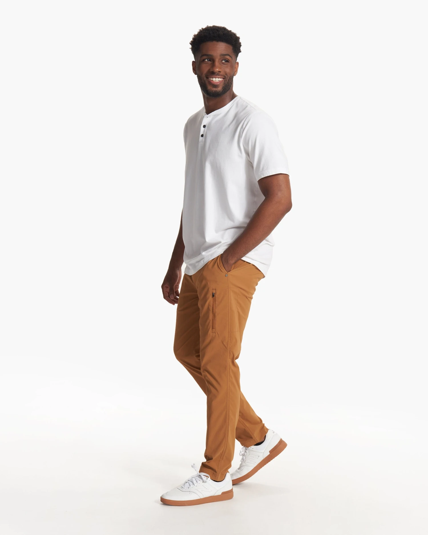 Short-Sleeve Ever Henley | White 7 Short-Sleeve Ever Henley | White - Image 5