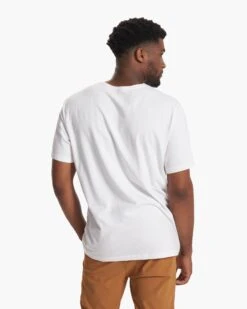 Short-Sleeve Ever Henley | White 11 Short-Sleeve Ever Henley | White -Men's Apparel Shop V165WHT SP22 M ECOMM TOPS 1031 1X1 updated