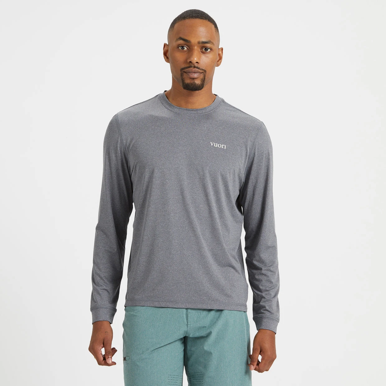 Long-Sleeve Uluwatu 2.0 Water Tee | Charcoal Heather 4 Long-Sleeve Uluwatu 2.0 Water Tee | Charcoal Heather - Image 2