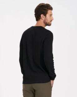 Waffle Crew | Black -Men's Apparel Shop V176BLK 3 97e97cb3 caa5 42bd 8900 f94e06ce38f3