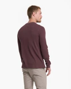 Waffle Crew | Chestnut -Men's Apparel Shop V176CHN 0972