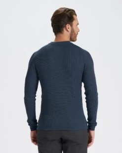 Waffle Crew | Indigo -Men's Apparel Shop V176IND 3