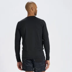 Long-Sleeve Tradewind Performance Tee | Black 7 Long-Sleeve Tradewind Performance Tee | Black -Men's Apparel Shop V177BLK 2