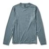 Long-Sleeve Tradewind Performance Tee | Steel Blue Heather -Men's Apparel Shop V177HSB 0
