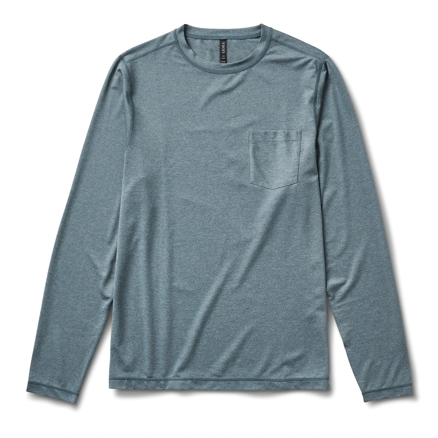 Long-Sleeve Tradewind Performance Tee | Steel Blue Heather 3 Long-Sleeve Tradewind Performance Tee | Steel Blue Heather
