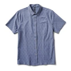 Short-Sleeve Bridge Button Down | Azure Arrows