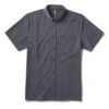 Short-Sleeve Bridge Button Down | Charcoal Tree -Men's Apparel Shop V184CTR