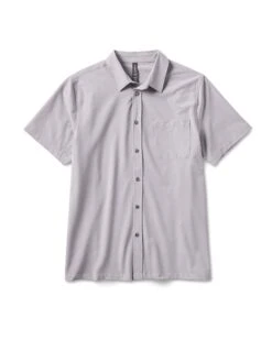 Short Sleeve Bridge Button Down | Fog