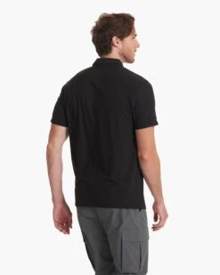 Strato Tech Polo | Black -Men's Apparel Shop V188BLK SP23 M ECOMM TOPS TOP 4094 1x1 bb8541a8 58d9 45f7 bbe0 aed11e6afd97