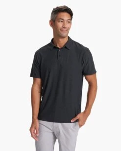 Strato Tech Polo | Charcoal Heather -Men's Apparel Shop V188HCC FA20 M ECOMM TOP 0067 1x1 86695129 1fb2 4289 a036 bd2fc3ed1460