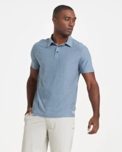 Strato Tech Polo | Cloud Heather -Men's Apparel Shop V188HCL 0380