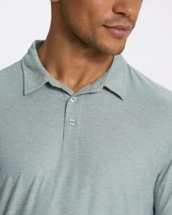 Strato Tech Polo | Neptune Heather -Men's Apparel Shop V188HNP SP23 M ECOMM TOPS DETAIL 1401 1x1 9207f179 22e5 4728 85a2 9fd9e2014773