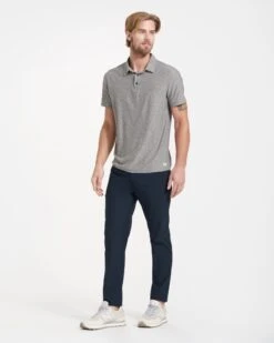 Strato Tech Polo | Heather Grey -Men's Apparel Shop V188HTG SP22 M ECOMM TOPS FULL 0678 4x5 5f3c1e7a f5ec 4377 bbfb 456cd59b645c