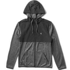 Element's Zip Hoodie | Heather Charcoal / Black