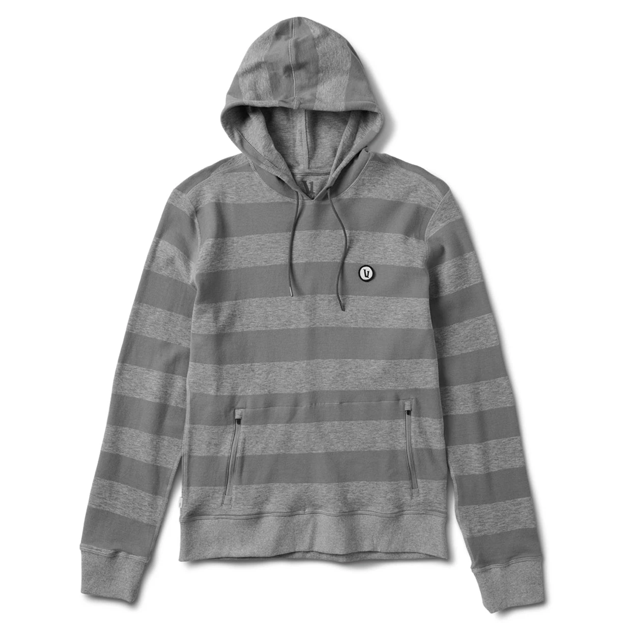 Clark Hoodie | Heather Grey Stripe 3 Clark Hoodie | Heather Grey Stripe