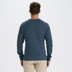 Jeffreys Pullover | Indigo Heather -Men's Apparel Shop V218HTI 3
