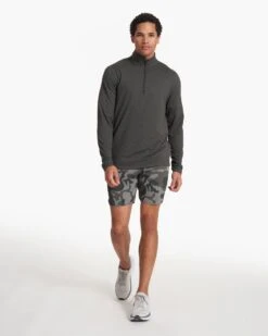Ease Performance Half Zip | Charcoal Heather -Men's Apparel Shop V221HCC SP21 M ECOMM TOP 2558