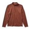 Ease Performance Half Zip | Dark Terracotta Heather -Men's Apparel Shop V221HDT