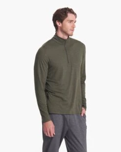 Ease Performance Half Zip | Forest Heather -Men's Apparel Shop V221HFO FA22 M ECOMM DETAIL 2692 1x1 c7966191 dcbd 427b b2ef dc7446875dbb