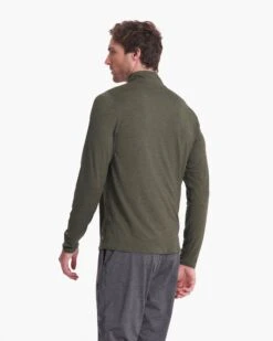 Ease Performance Half Zip | Forest Heather -Men's Apparel Shop V221HFO FA22 M ECOMM TOP 2674
