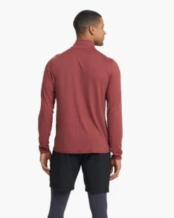 Ease Performance Half Zip | Currant Heather -Men's Apparel Shop V221HUT 2763