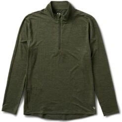 Ease Performance Half Zip | Moss Heather