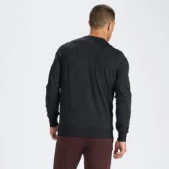 Ponto Performance Crew | Black -Men's Apparel Shop V224BLK 3