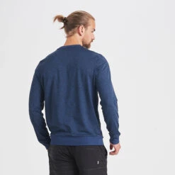 Ponto Performance Crew | Navy Heather -Men's Apparel Shop V224HNV 2 update