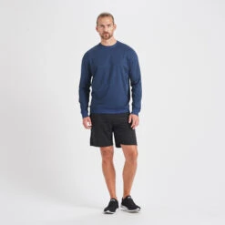 Ponto Performance Crew | Navy Heather -Men's Apparel Shop V224HNV 4 update