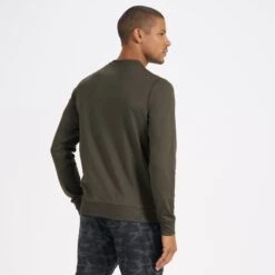 Ponto Performance Crew | Oregano Heather -Men's Apparel Shop V224HOR 3