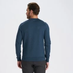 Ponto Performance Crew | Indigo Heather -Men's Apparel Shop V224HTI 3