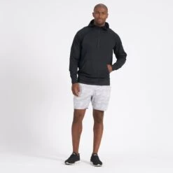 Ponto Performance Half Zip Hoodie | Black -Men's Apparel Shop V244BLK 4